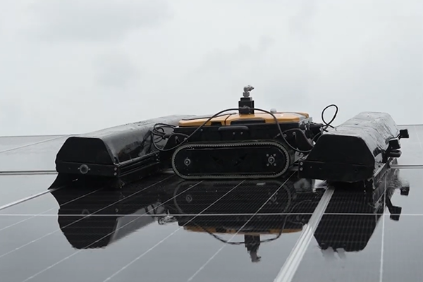 Robotic Solar Panel Cleaning